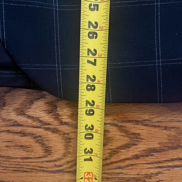 H&M Men's 42R Black Plaid Skinny Fit Two Button Blazer Jacket Sport Coat - Picture 9 of 11